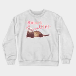 Sm-art girl - Ferret Crewneck Sweatshirt